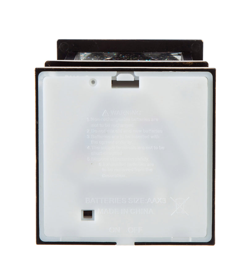 Santa Claus- LED Water Lantern w/ Floating Glitter,8led224