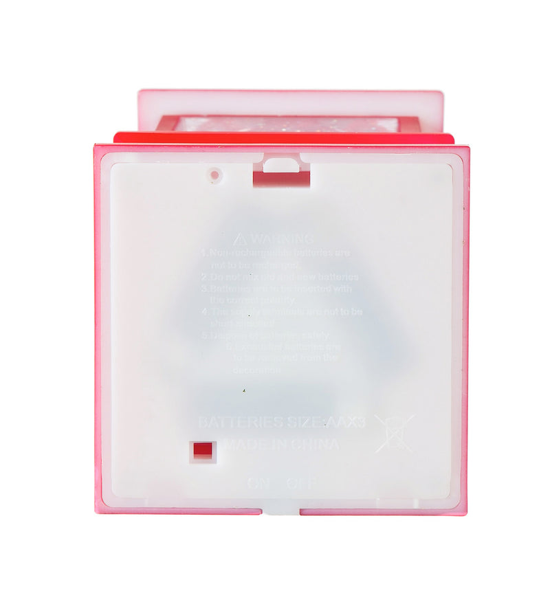 Red Cardinal- LED Water Lantern w/ Floating Glitter