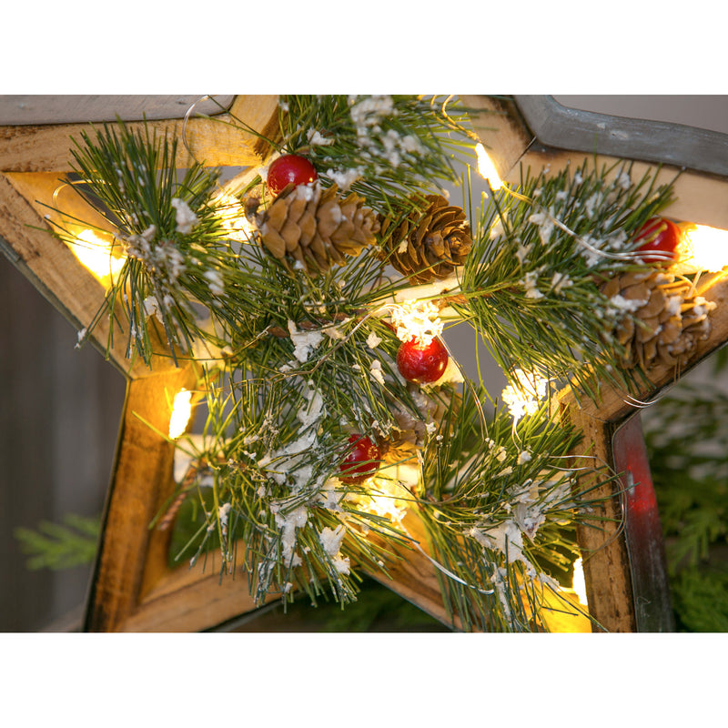 3' LED Musical Décor with Blinking Lights, Special Christmas Delivery in Hot Air Balloon, 14'' x 14'' x 42'' inches