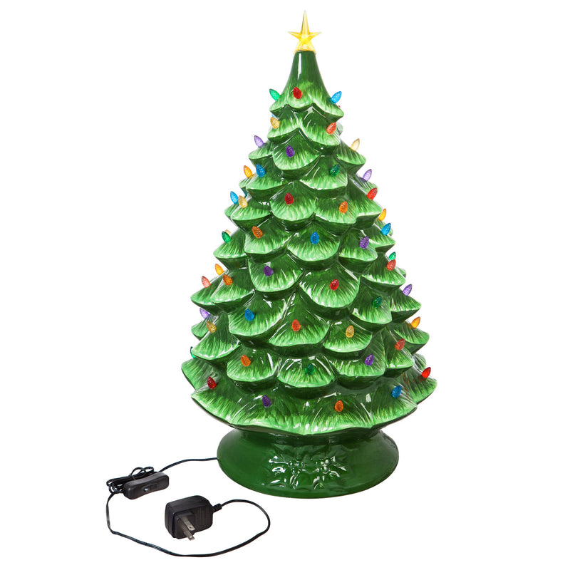 24'' LED Plug in Creamic Tree,8led384