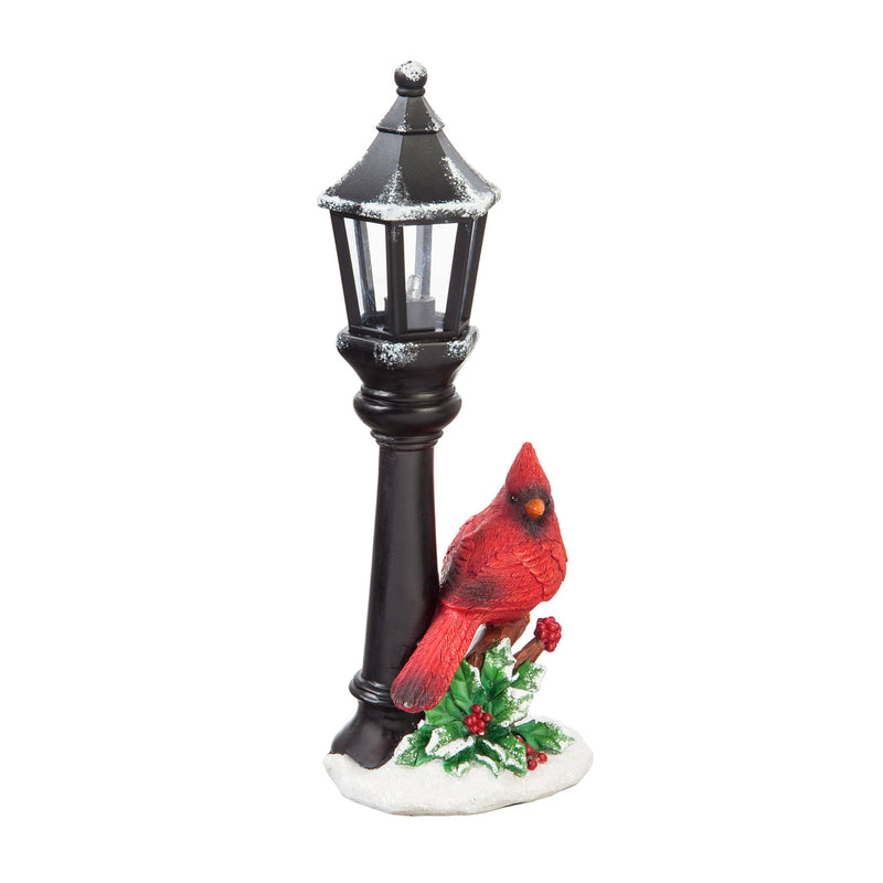 10'' Tall LED Cardinal Street Lamp Table Décor,8led400
