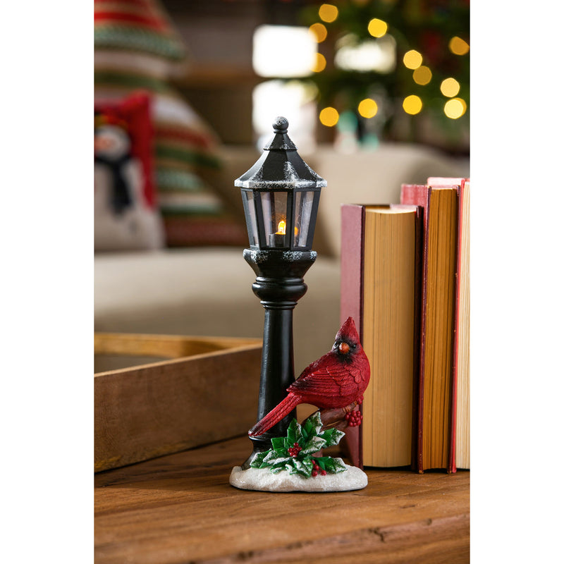 10'' Tall LED Cardinal Street Lamp Table Décor,8led400