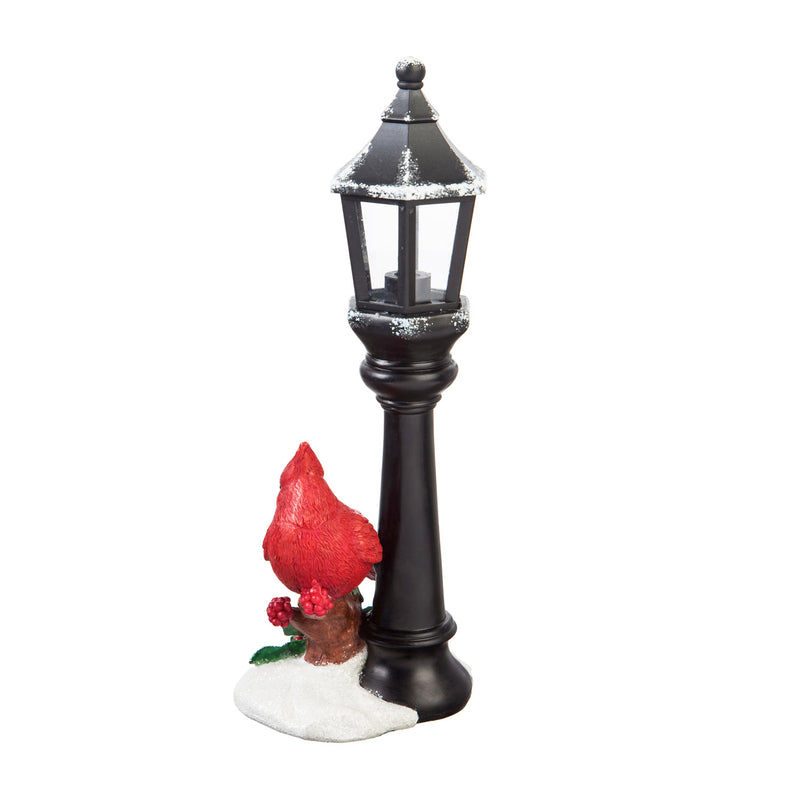 10'' Tall LED Cardinal Street Lamp Table Décor,8led400