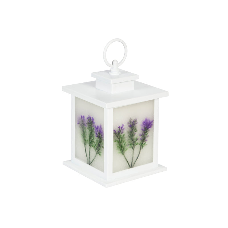 LED Lantern, Set of 2, Purple Lilac