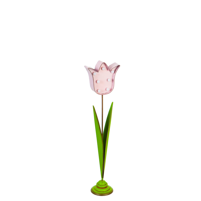 LED Tulip Tabletop Decoration, Set of 2