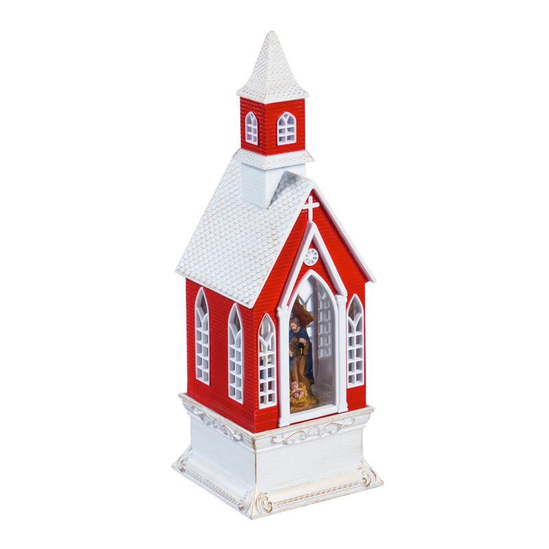 LED Musical Spinning Water Church Lantern,8led450