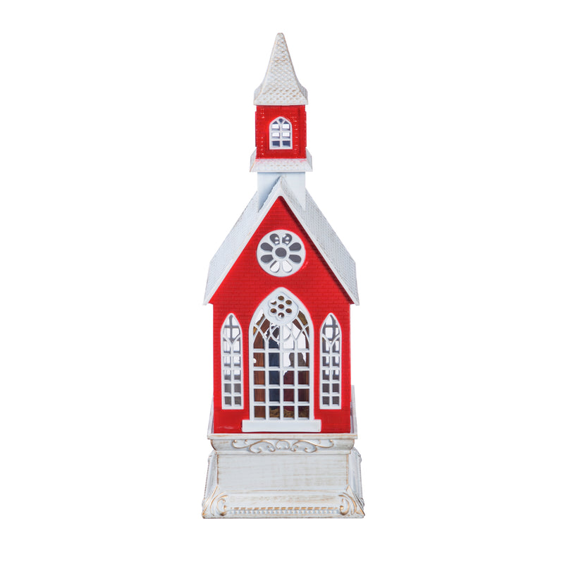 LED Musical Spinning Water Church Lantern,8led450