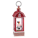 LED Spinning Water Barn Lantern, 2 Asst,8led458