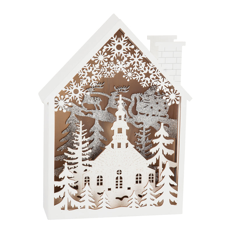Gifted Living Wooden 4x6 Picture Frame, Raise Your Glass, 9'' x 0.4'' x 11'' inches