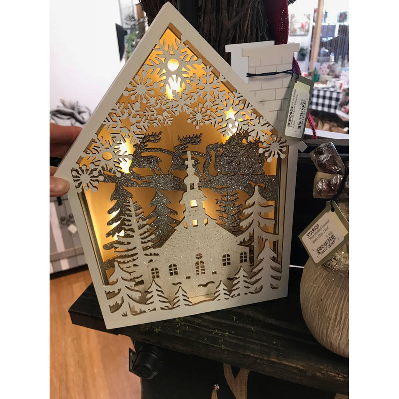 Gifted Living Wooden 4x6 Picture Frame, Raise Your Glass, 9'' x 0.4'' x 11'' inches