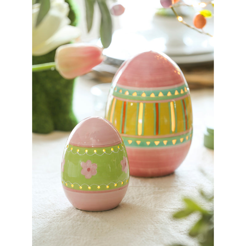 LED Easter Egg Table Décor, Set of 2
