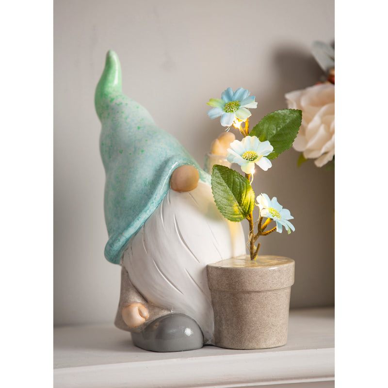 Rattan Rabbit with Carrot Tabletop Decoration, 10.3'' x 6.7'' x 18.3'' inches
