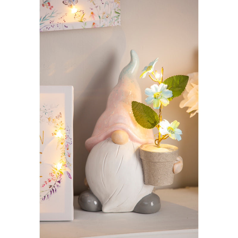 Rattan Rabbit with Carrot Tabletop Decoration, 10.3'' x 6.7'' x 18.3'' inches