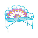 Metal Peacock Garden Bench,8mb160