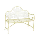 Metal Floral Garden Bench,8mb161