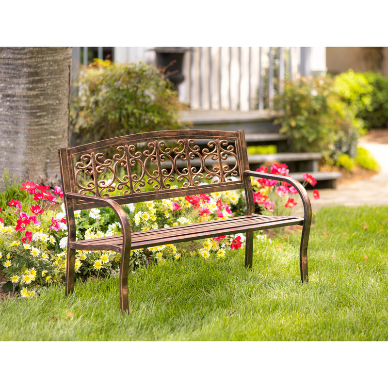 Metal Montebello Bench,8mb167
