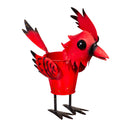 Metal Cardinal Bobble Head Planter,8pmtl391