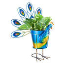 Metallic Peacock Pot Holder,8pmtl5245