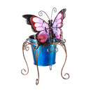 Metal Butterfly Pot Holders, Blue and Purple,8pmtl5247a