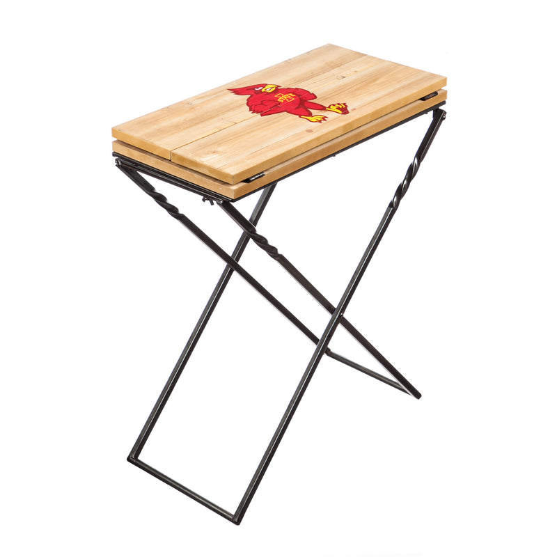 Team Sports America Iowa State University Folding Armchair Table