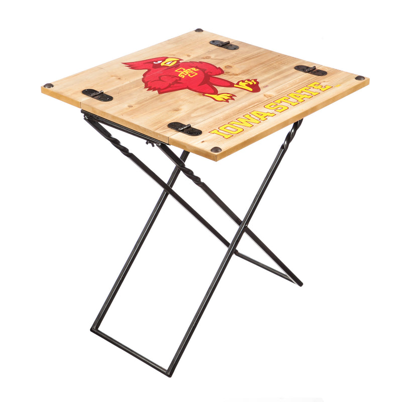 Team Sports America Iowa State University Folding Armchair Table
