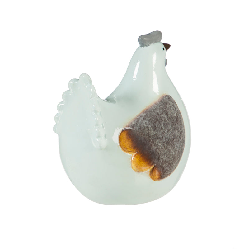 Ceramic Chicken Tabletop Decoration, Set of 2,8tac080