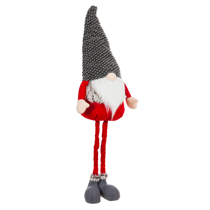 Large Plush Gnome Tabletop Décor, 15"x10"x39.5"inches