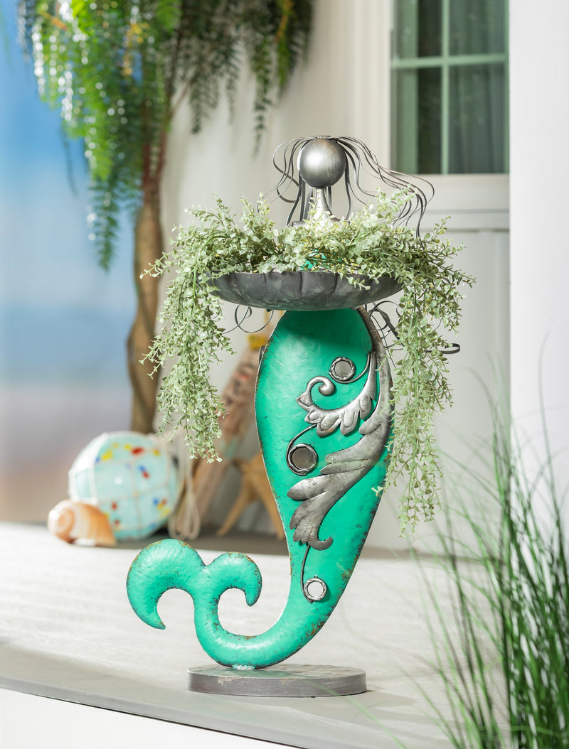 Metal Mermaid Planter,8tam167a
