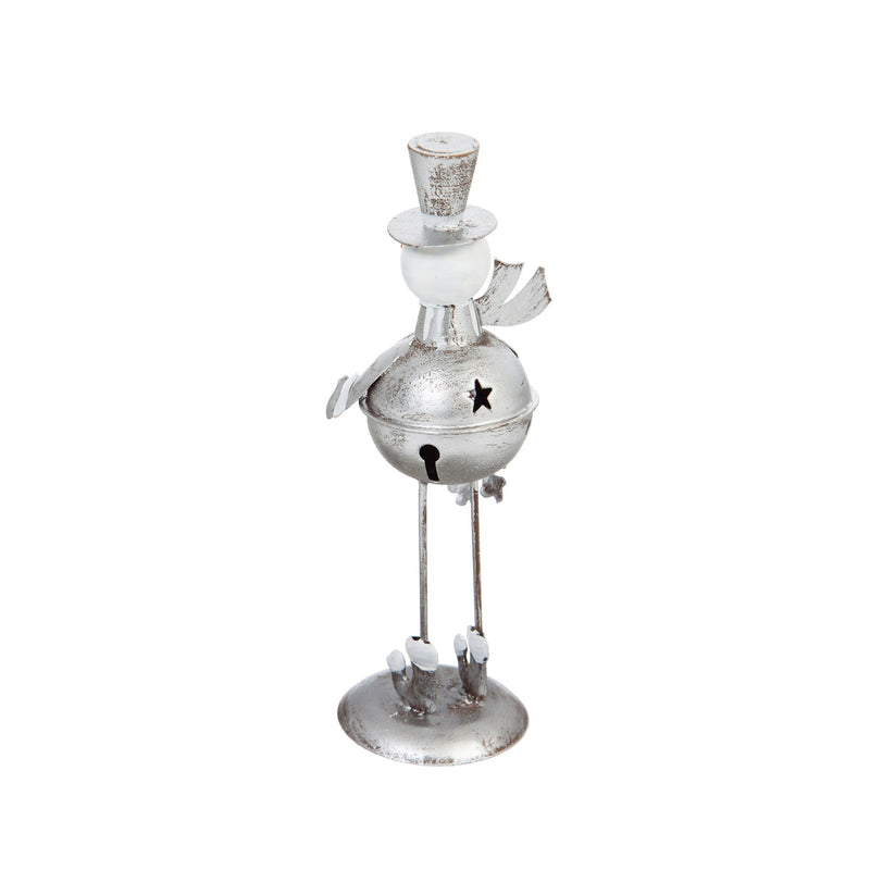 Evergreen Polystone Cardinal on Bell Décor, 3 Assorted, 3.9'' x 3.4'' x 3.5'' inches