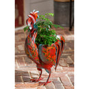 Metal Rooster Planter,8tam4862