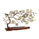 Metal Tree  with Wood Base,8tam4864