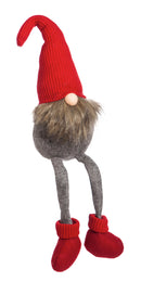 Gnome Couple Sitting Plush Decor, 2 ASST,8tan057