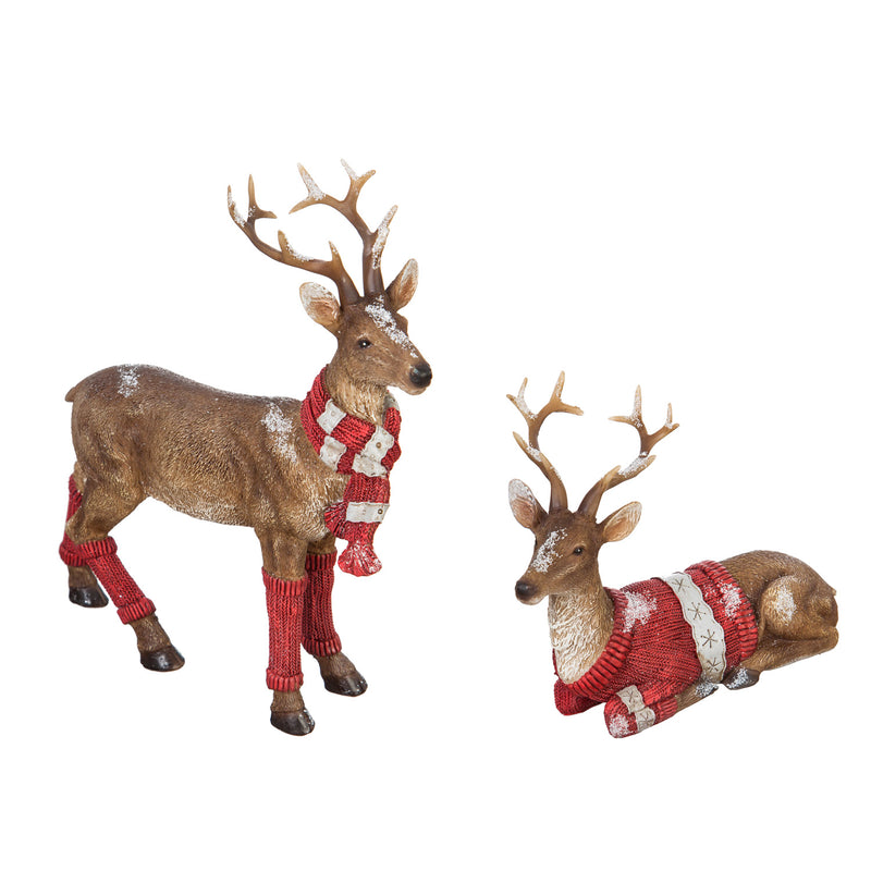 Woodland Deer Table Décor, 2 Asst,8tar386