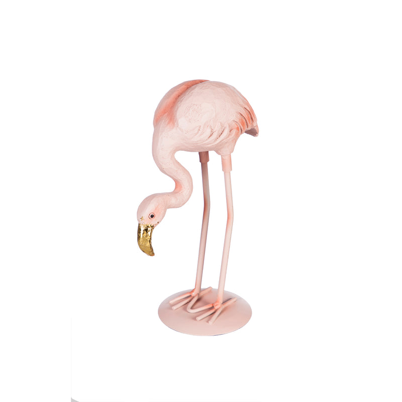 Polyresin Flamingo Tabletop Decoration, 2 Assorted