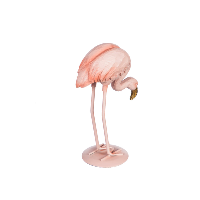 Polyresin Flamingo Tabletop Decoration, 2 Assorted