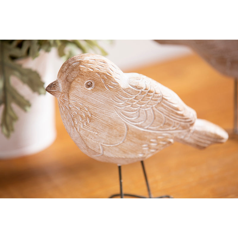 Resin Bird Table Décor, 2 Asst