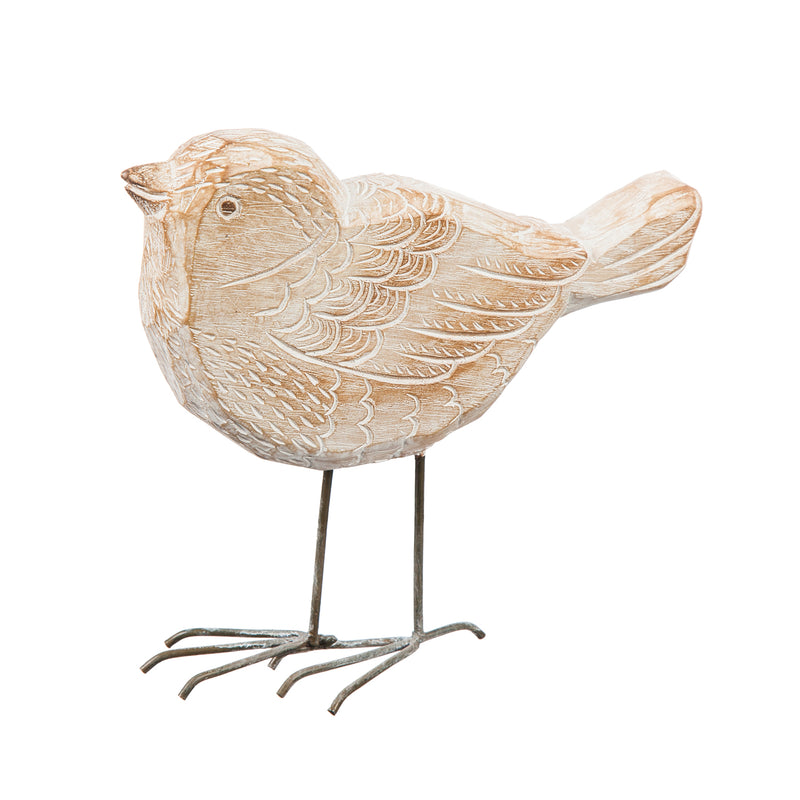 Resin Bird Table Décor, 2 Asst