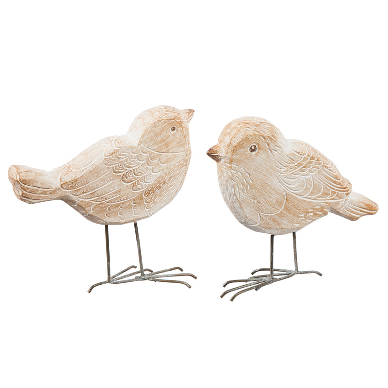 Resin Bird Table Décor, 2 Asst
