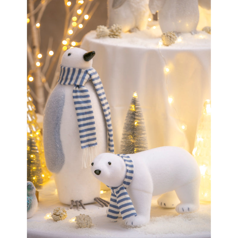 Polar Bear with Scarf Tabletop Décor