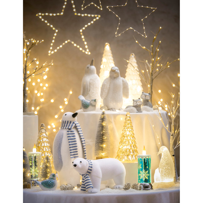Polar Bear with Scarf Tabletop Décor