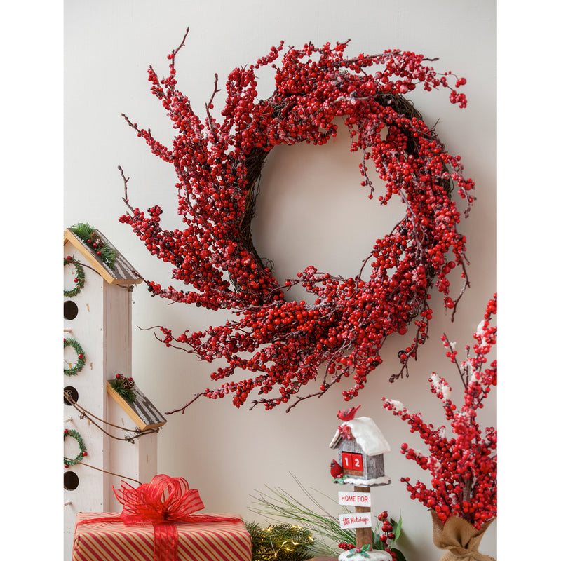 30" Red Berry Wreath