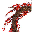 30" Red Berry Wreath,8wr225