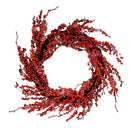 30" Red Berry Wreath,8wr225