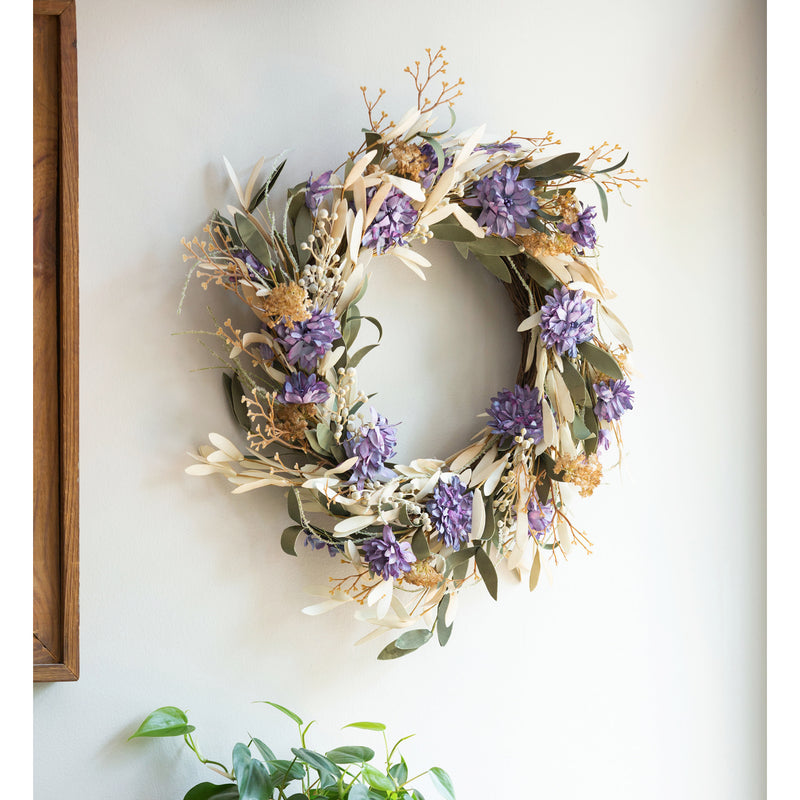 20" Cottage Charm Wreath, 20"x3.5"x20"inches