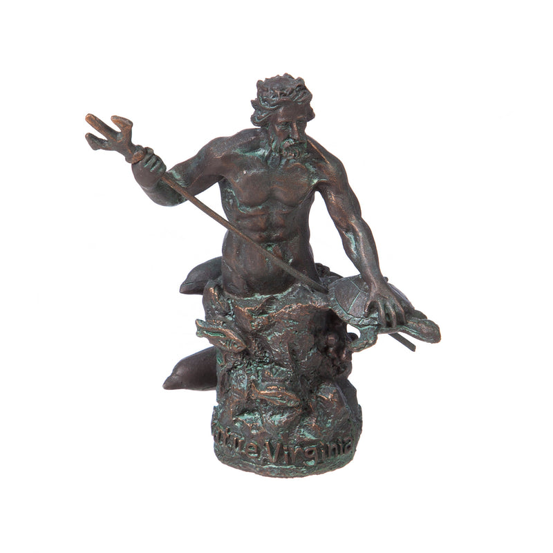 Statue, sm, 4" , Neptune