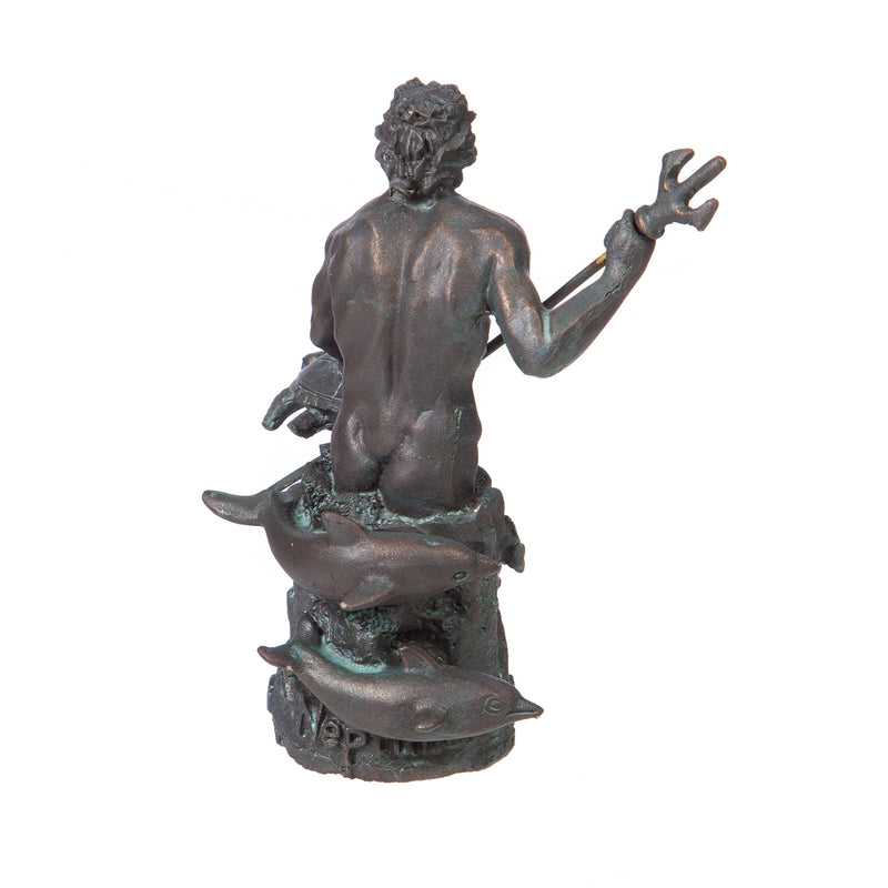 Statue, sm, 4" , Neptune