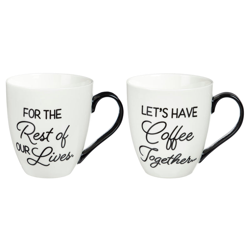 Evergreen Cup O' Java Gift Set, 17 OZ,  Let's have Coffee Together for the rest of our lives, 5.87'' x 4.12'' x 4.75'' inches