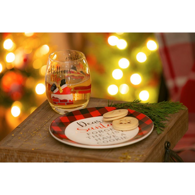 Evergreen Cookies for Santa Gift Set, Bottoms Up, 8'' x 8'' x 2'' inches