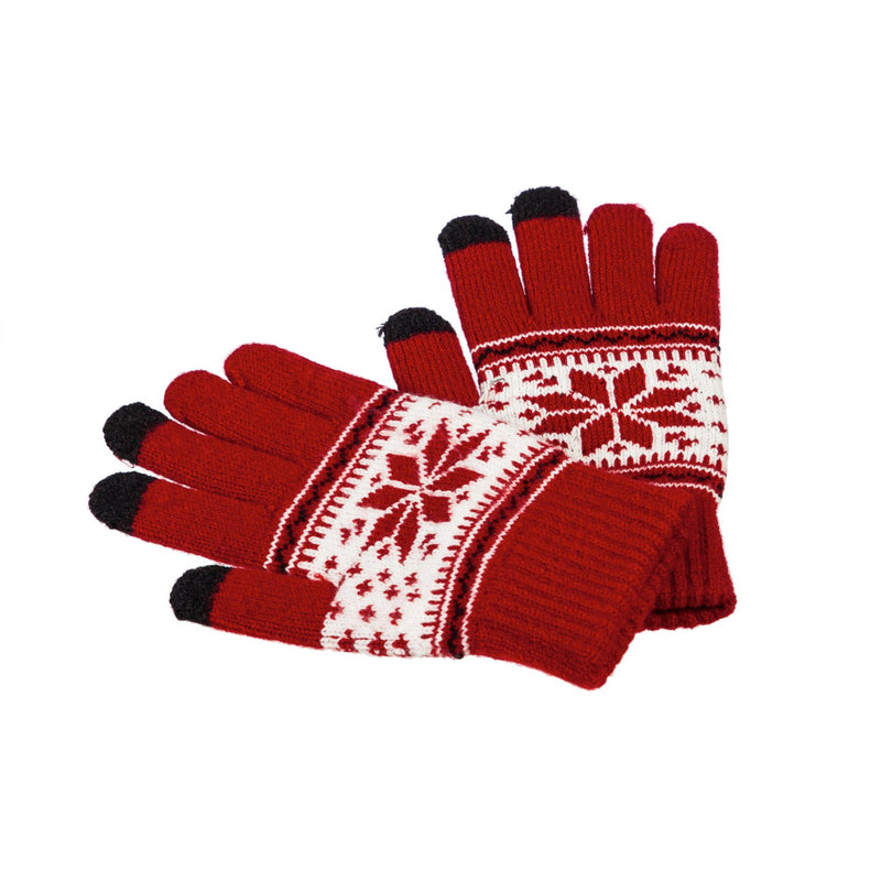 Evergreen Ceramic Travel Cup, 17 OZ. ,w/ Tritan Lid and Glove Gift Set, Poinsettia and Sweater Pattern, 5.25'' x 3.6'' x 7'' inches
