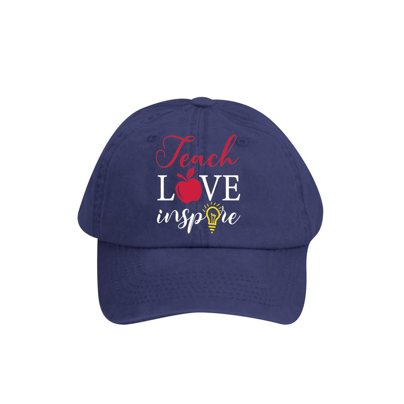 XL Insulated 18 OZ Acrylic Tumbler with Straw and Cap, Teach Love Inspire,p3694011